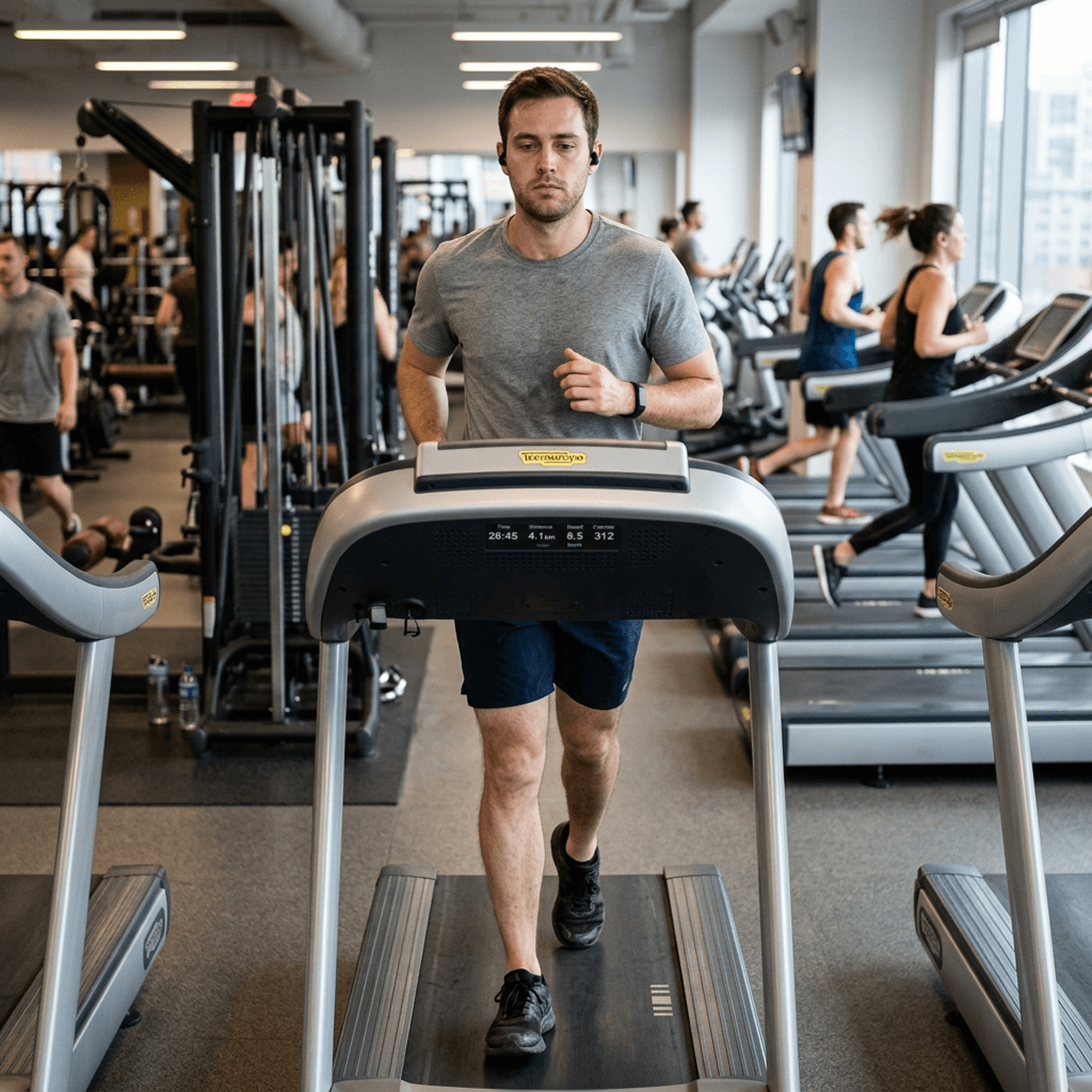 실내 트레드밀 운동의 지루함과 낮은 몰입도